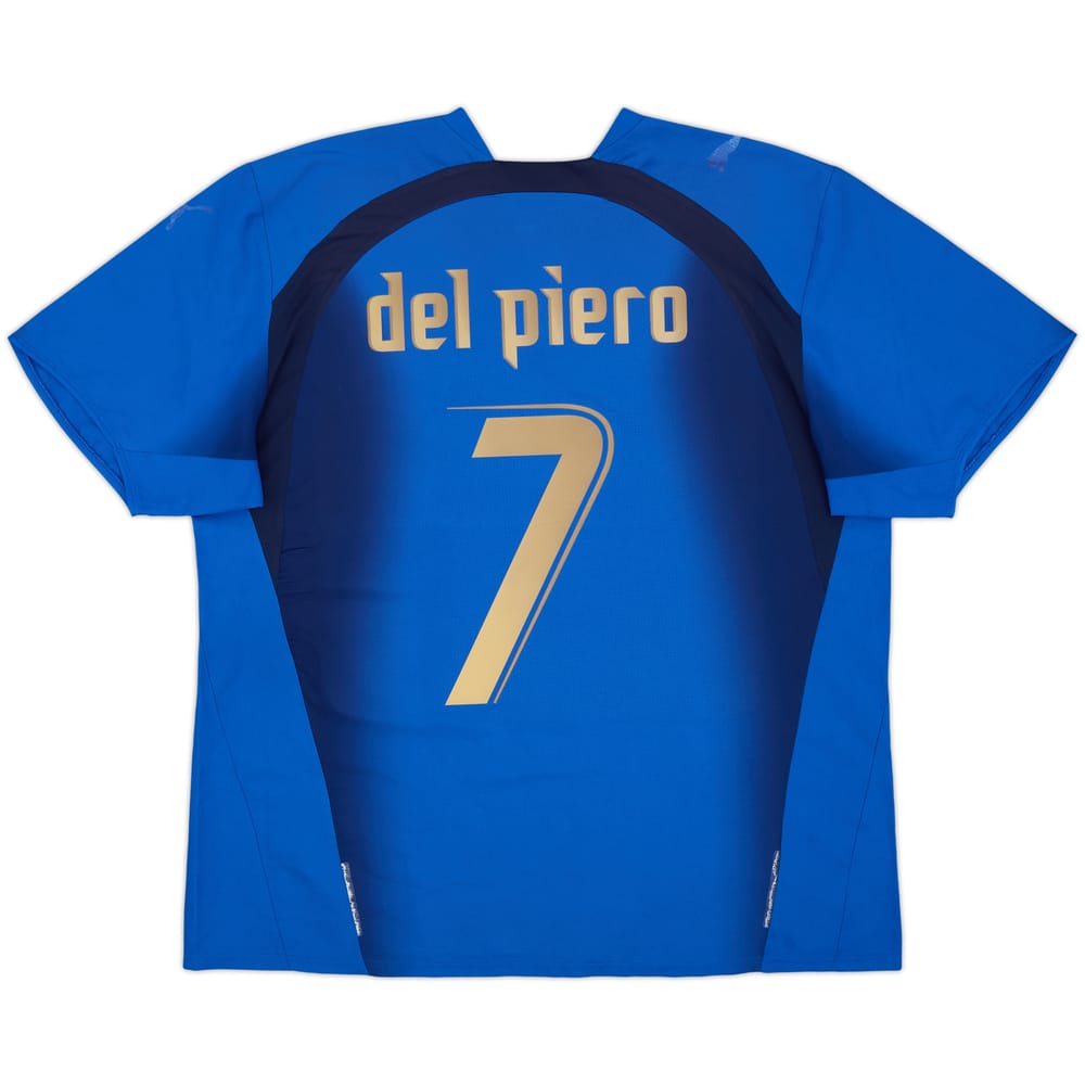 2006 Italy Home Shirt Del Piero #7 - 4/10 - (XL)