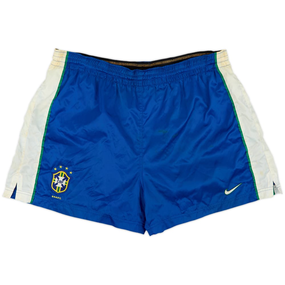 1998-00 Brazil Home Shorts - 4/10 - (XL)