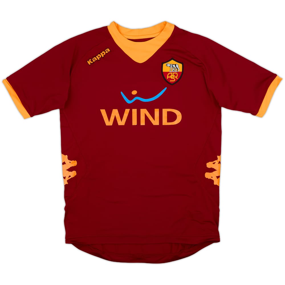 2011-12 Roma Home Shirt - 7/10 - (XL.Boys)