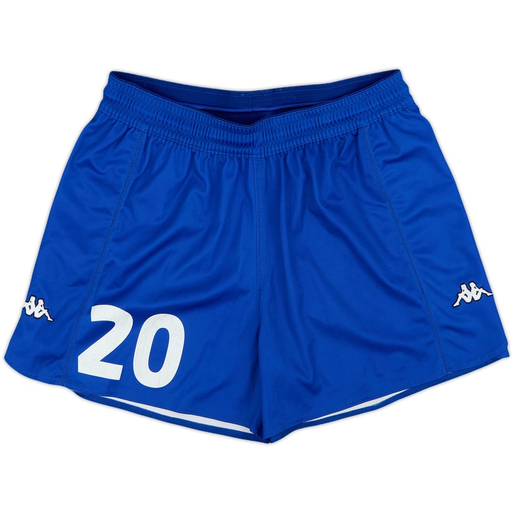 2000-01 Italy Player Issue Home Shorts #20 - 6/10 - (XL)