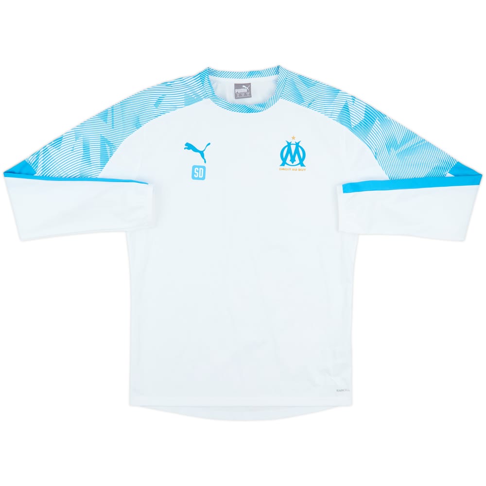 2018-19 Olympique Marseille Staff Issue Puma Drill Top SD - 8/10 - (M)