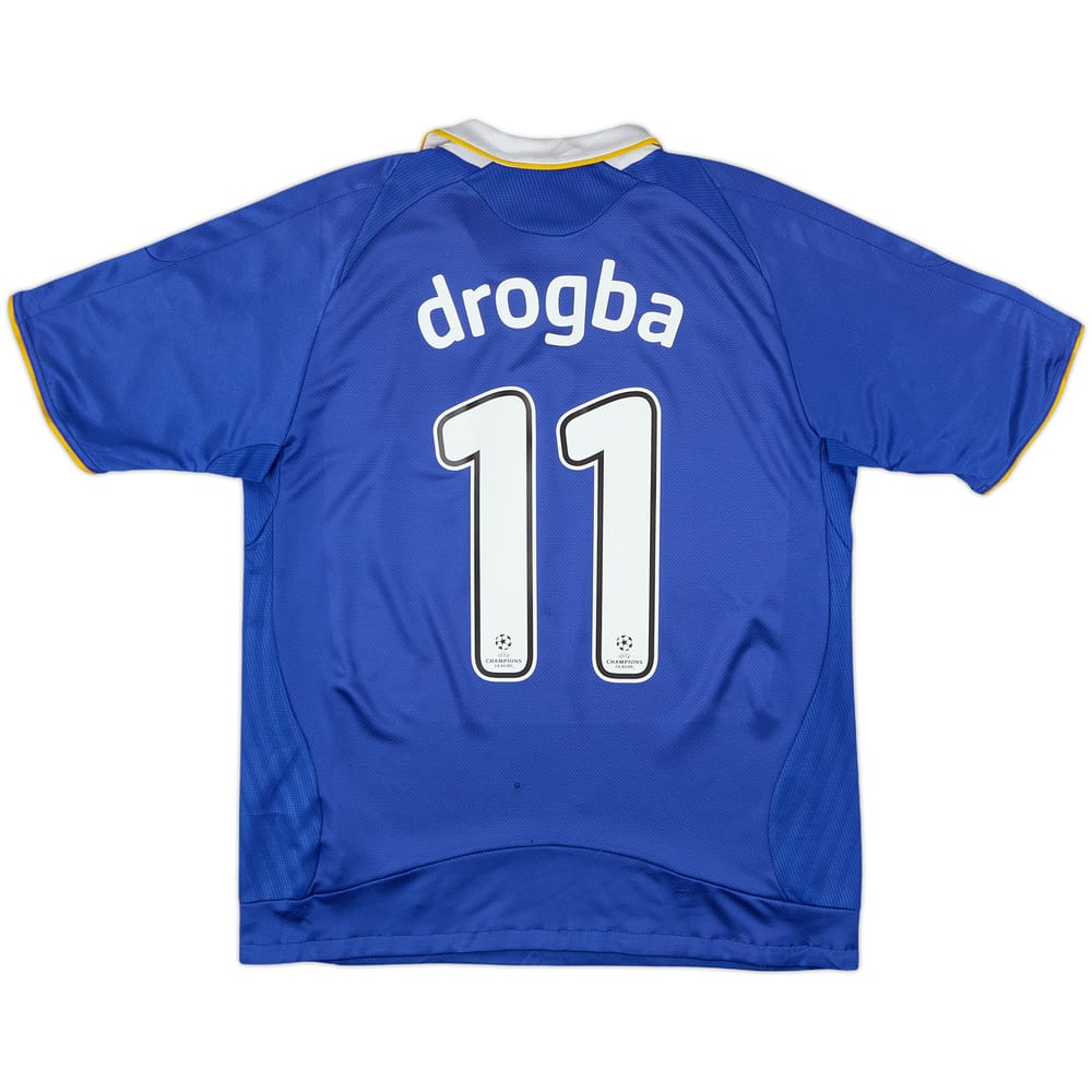 2008-09 Chelsea Home Shirt Drogba #11 - 7/10 - (L)
