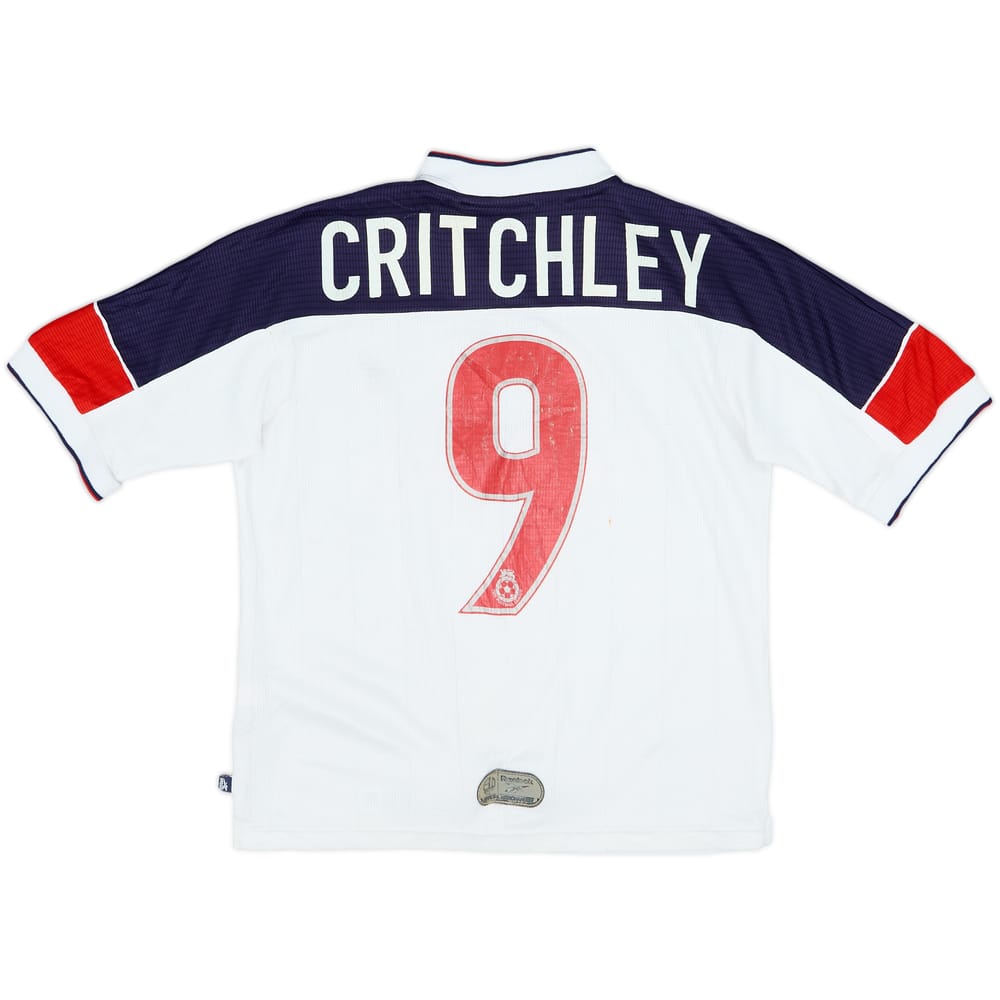 1999-01 Bolton Home Shirt Critchley #9 - 5/10 - (M.Boys)