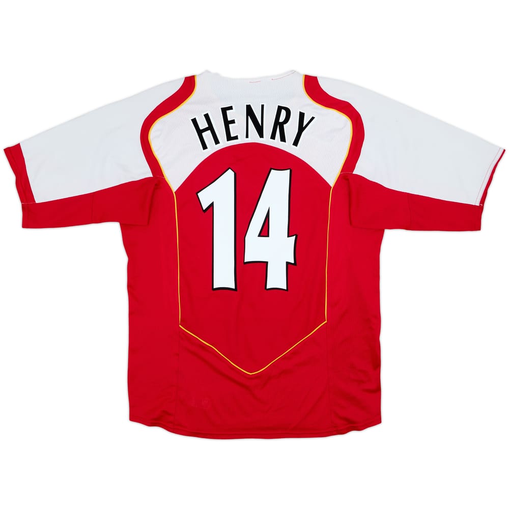 2004-05 Arsenal Home Shirt Henry #14 - 6/10 - (L)