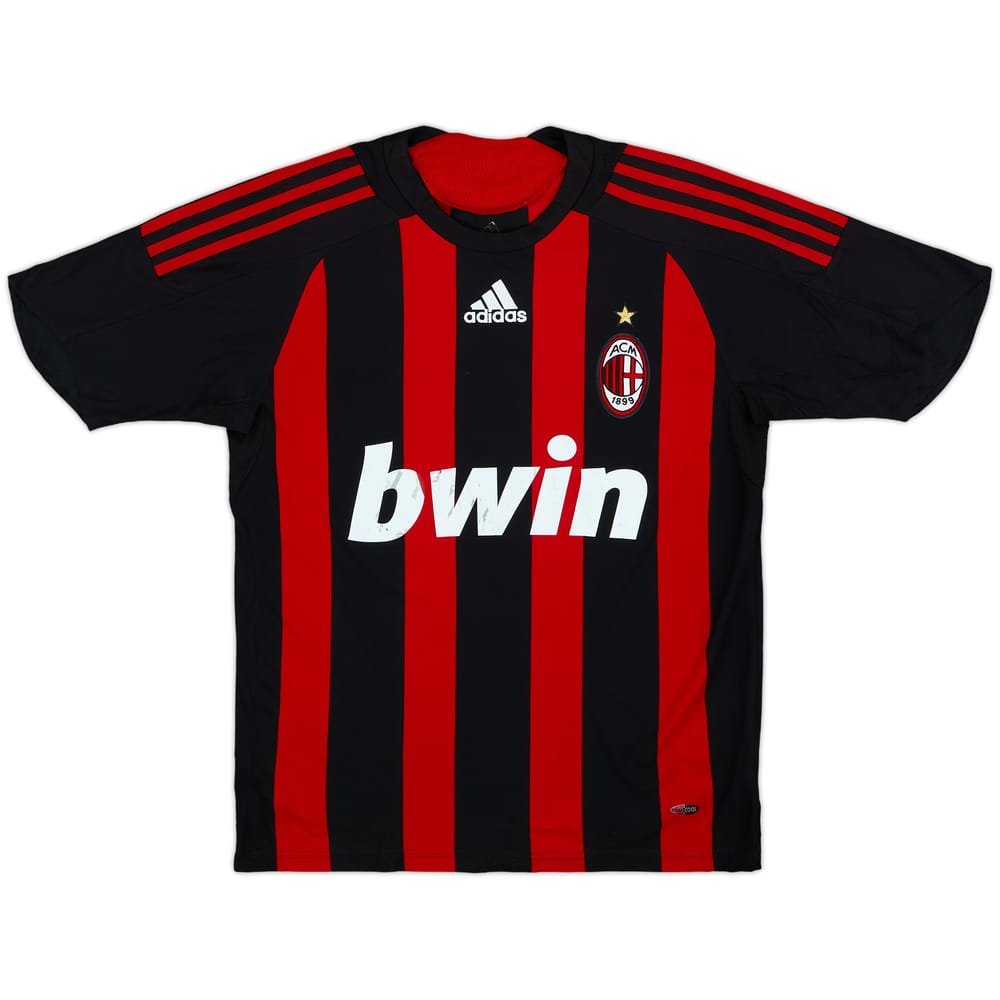 2008-09 AC Milan Home Shirt - 4/10 - (L.Boys)