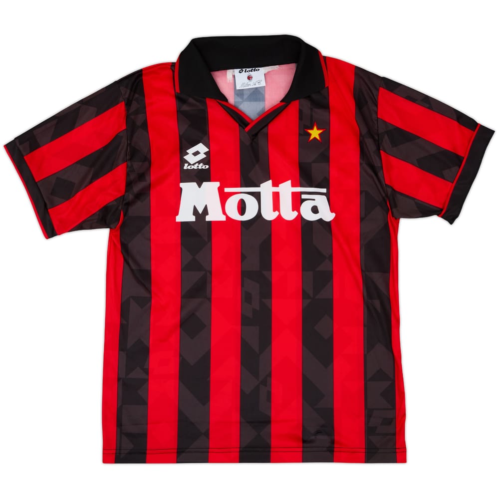 1994-95 AC Milan Basic Home Shirt - 9/10 - (M)