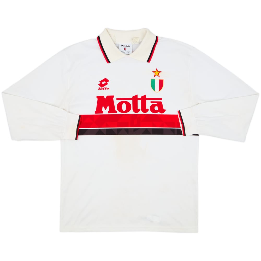 1993-94 AC Milan Away L/S Shirt - 6/10 - (M)