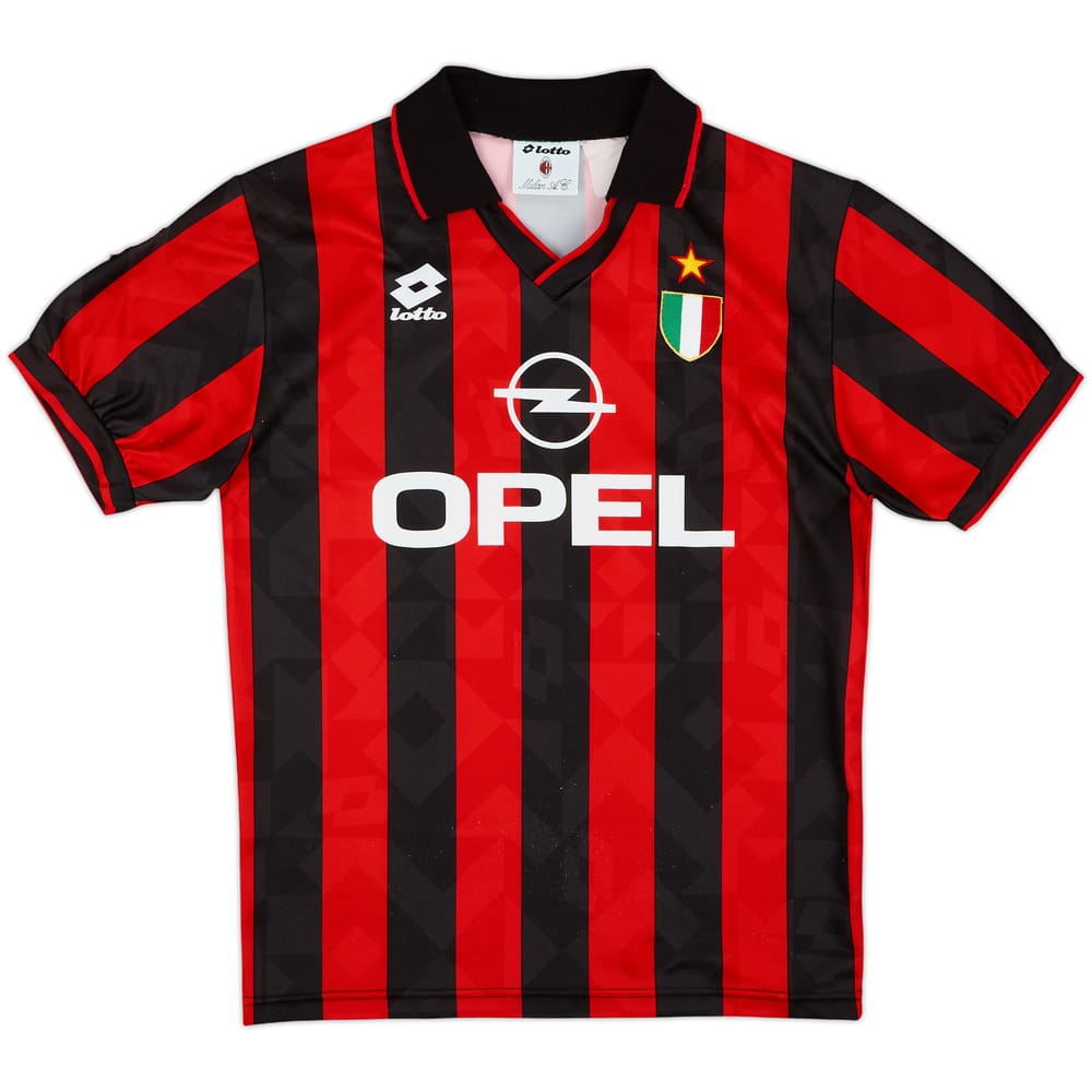 1994-95 AC Milan Home Shirt - 8/10 - (M)