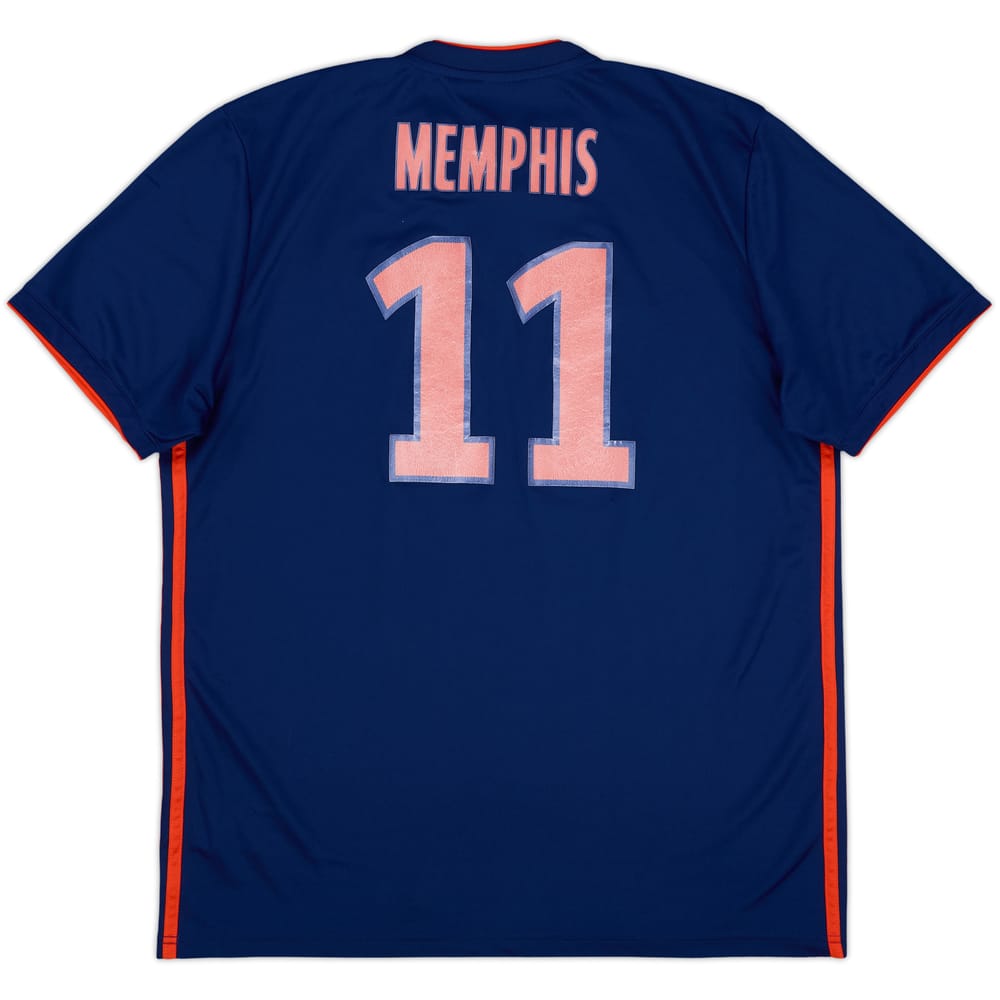 2018-19 Lyon Away Shirt Memphis #11 - 5/10 - (L)