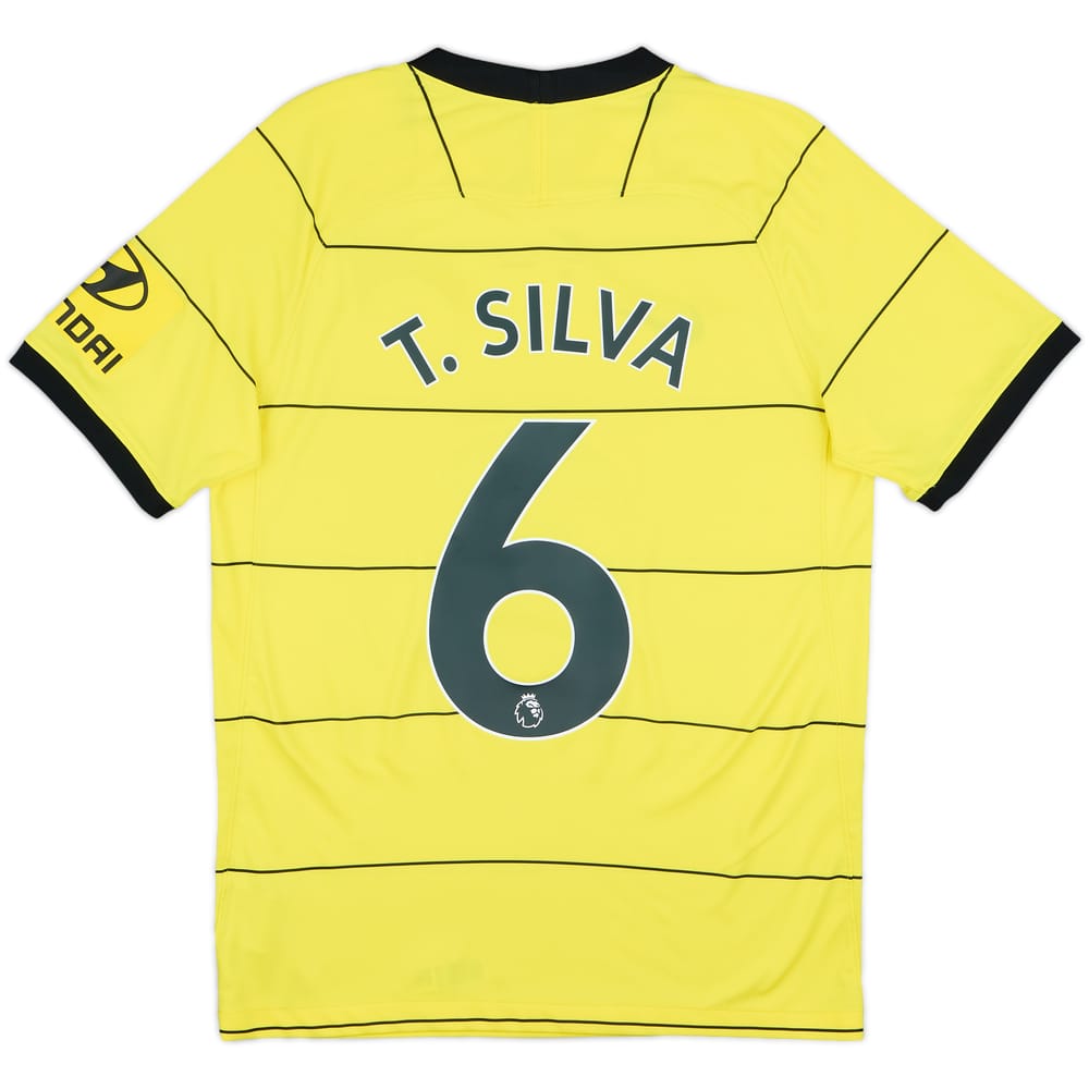 2021-22 Chelsea Away Shirt T.Silva #6 - 7/10 - (S)