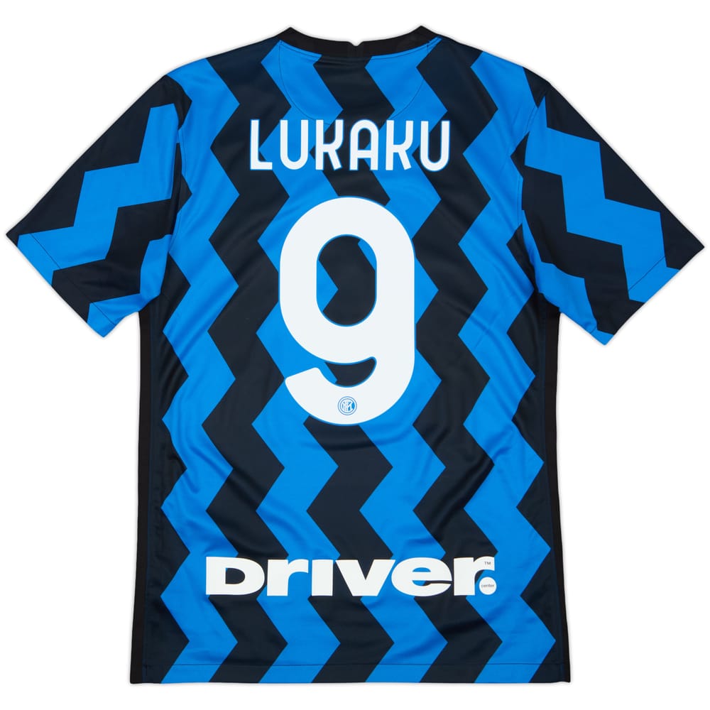 2020-21 Inter Milan Home Shirt Lukaku #9 - 8/10 - (S)