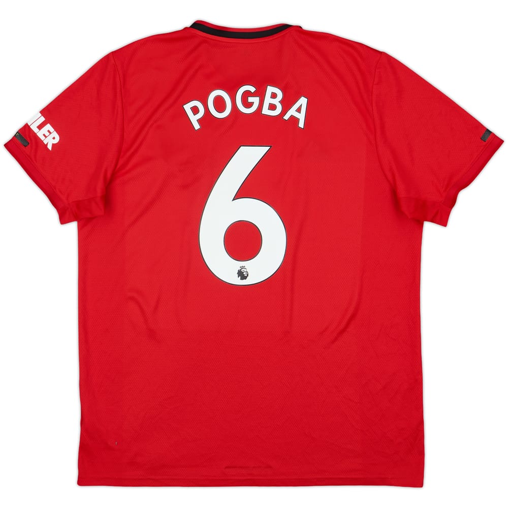 2019-20 Manchester United Home Shirt Pogba #6 - 8/10 - (XL)