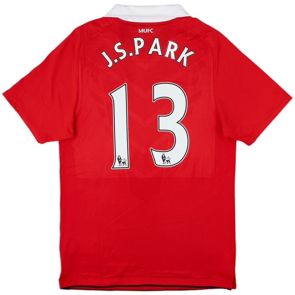 2010-11 Manchester United Home Shirt J.S.Park #13 - 8/10 - (S)