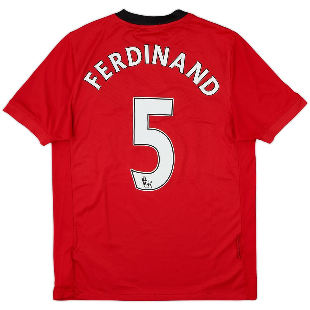 2009-10 Manchester United Home Shirt Ferdinand #5 - 8/10 - (S)