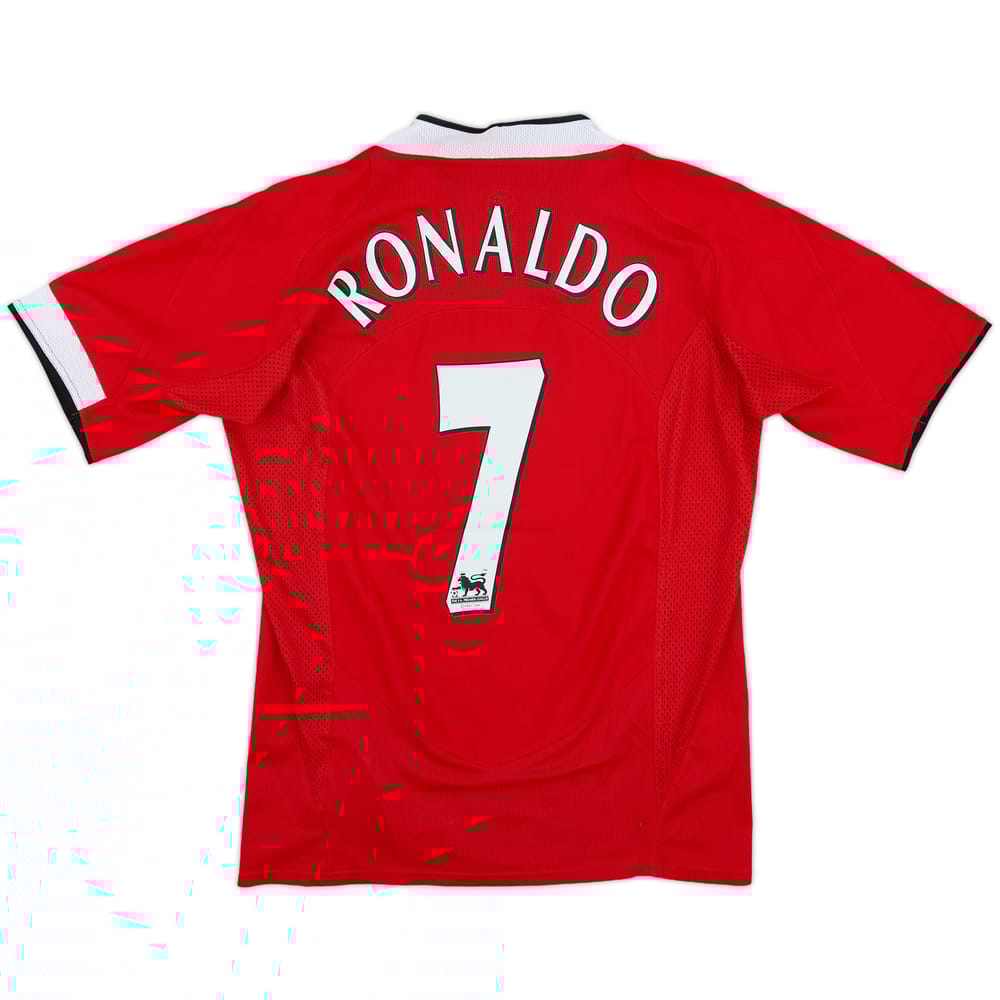 2004-06 Manchester United Home Shirt Ronaldo #7 - 8/10 - (S)