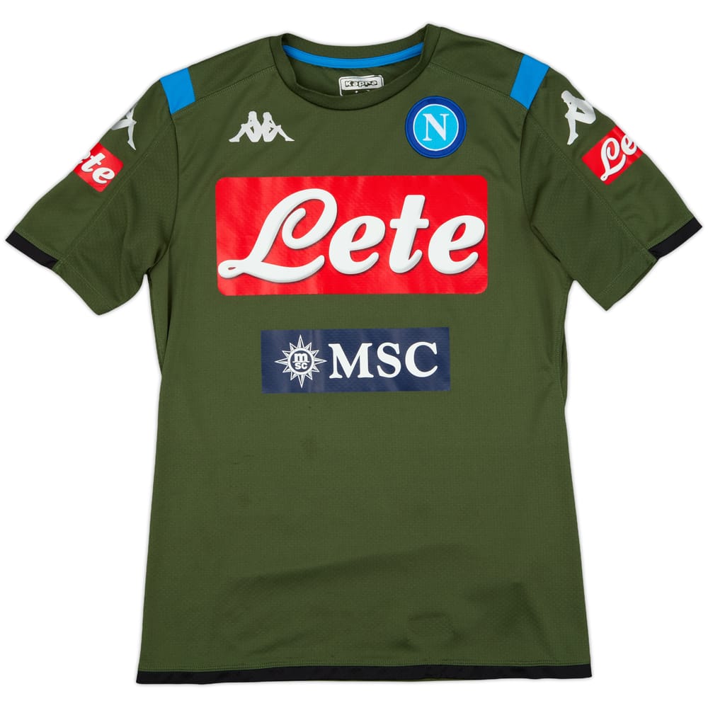 2019-20 Napoli Kappa Training Shirt - 8/10 - (L)