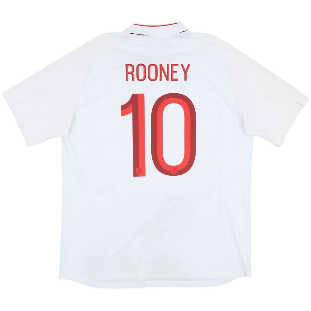 2012-13 England Home Shirt Rooney #10 - 8/10 - (XL)