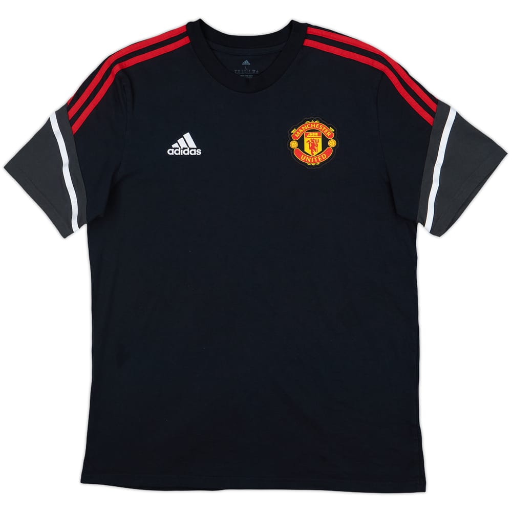 2022-23 Manchester United adidas Cotton Tee - 9/10 - (L)