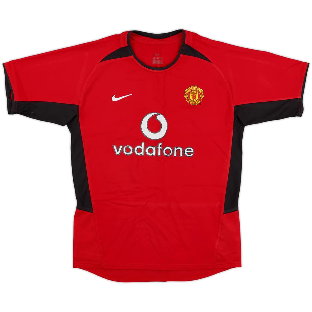 2002-04 Manchester United Home Shirt - 6/10 - (M.Boys)