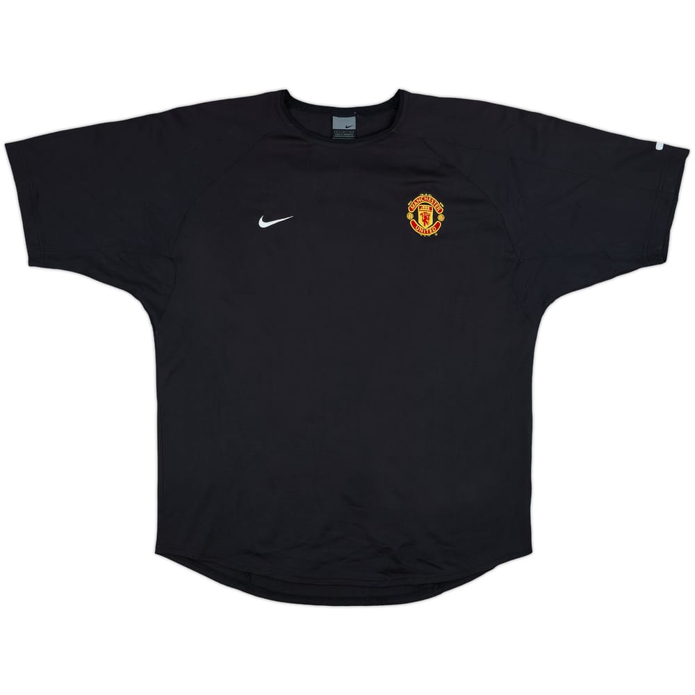 2002-03 Manchester United Nike Training Shirt - 9/10 - (L)