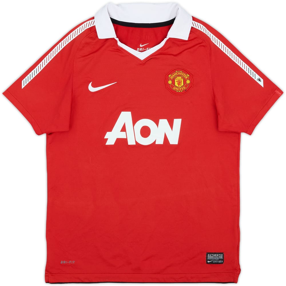 2010-11 Manchester United Home Shirt - 8/10 - (M.Boys)