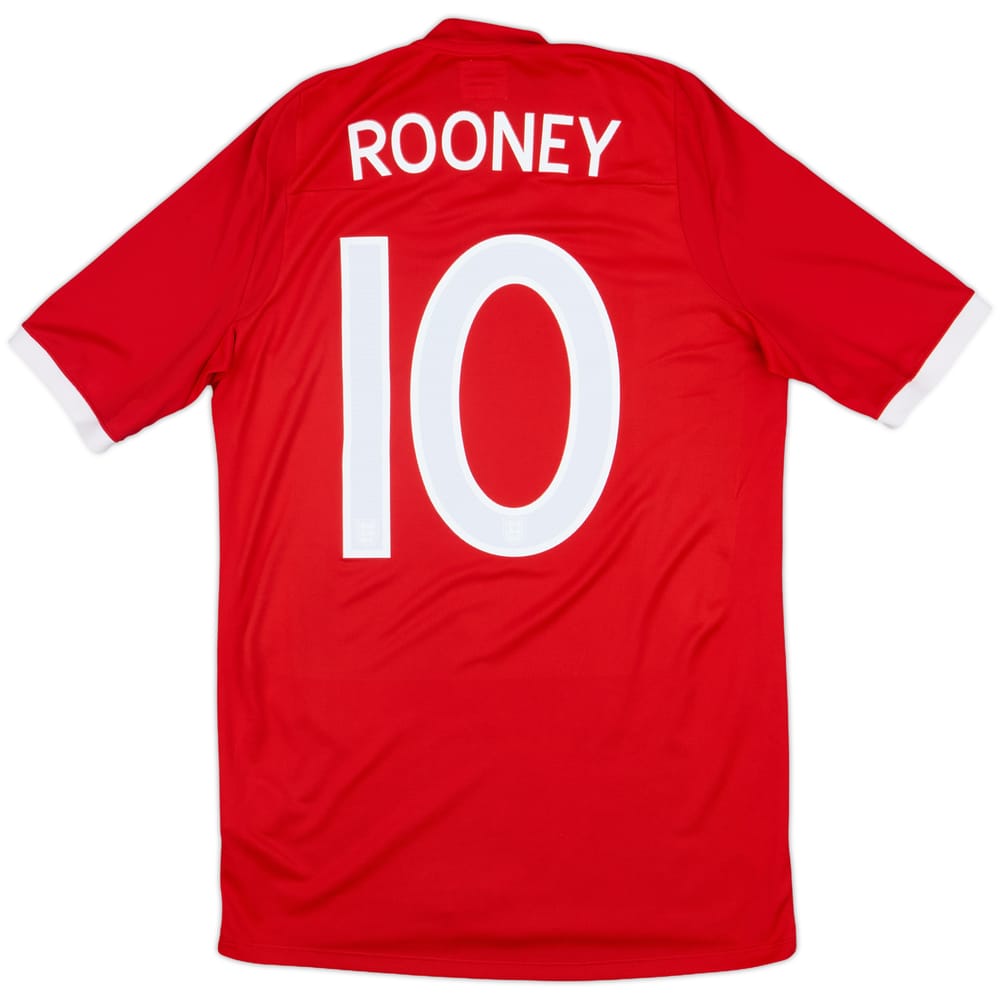 2010-11 England Away Shirt Rooney #10 - 10/10 - (S)
