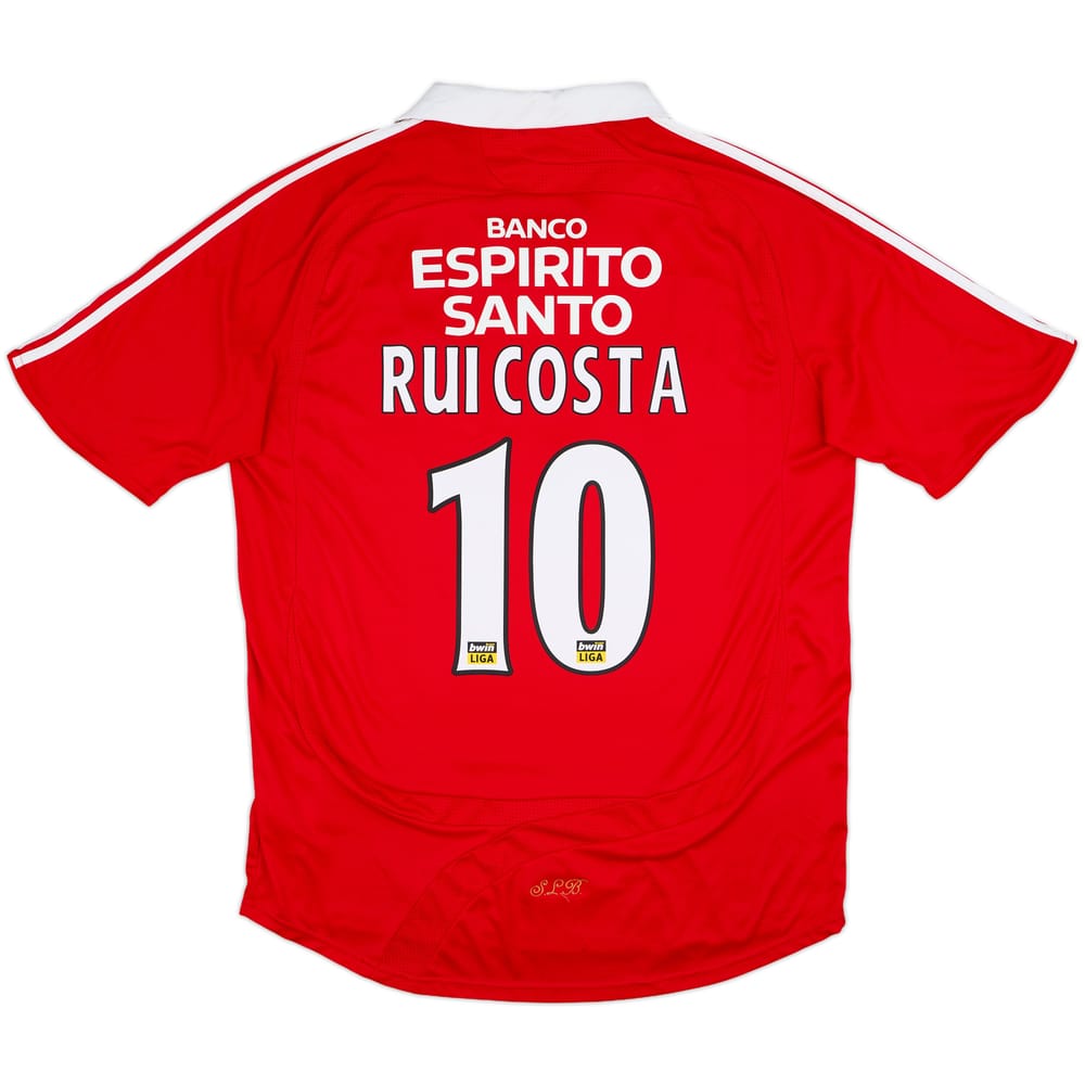 2007-08 Benfica Home Shirt Rui Costa #10 - 6/10 - (XL)