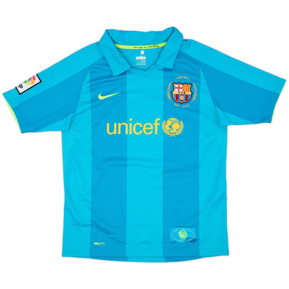 2007-09 Barcelona Away Shirt - 7/10 - (L.Boys)