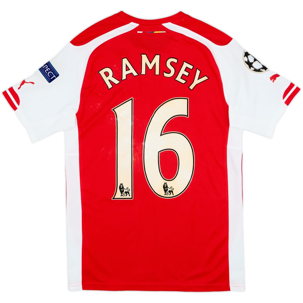 2014-15 Arsenal Home Shirt Ramsey #16 - 4/10 - (XS)