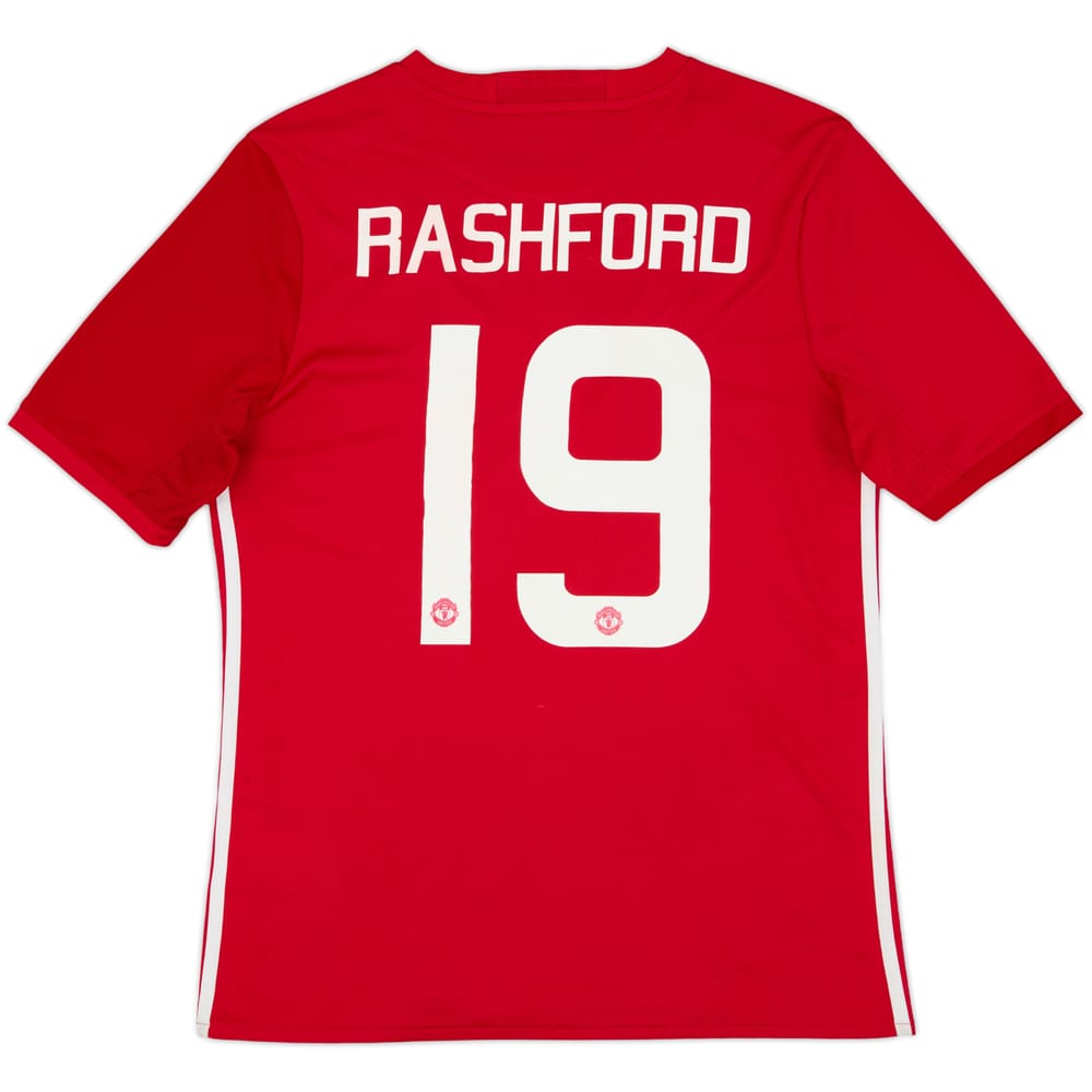 2016-17 Manchester United Home Shirt Rashford #19 - 8/10 - (XL.Boys)