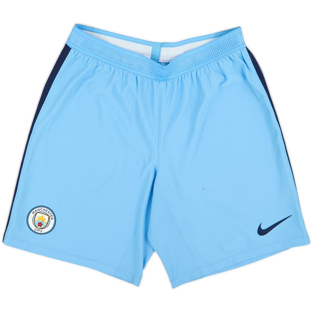 2016-17 Manchester City Player Issue Home Shorts - 7/10 - (L)