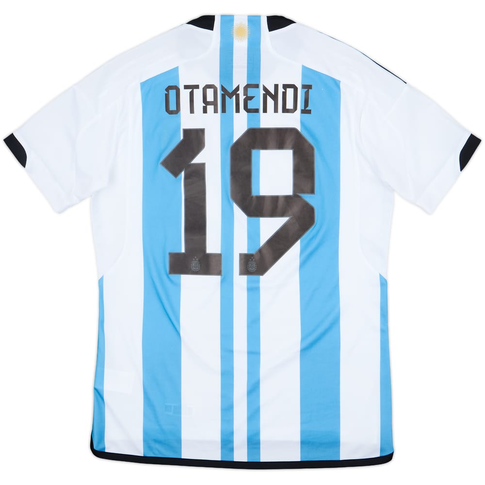 2022-23 Argentina Home Shirt Otamendi #19 - 8/10 - (M)