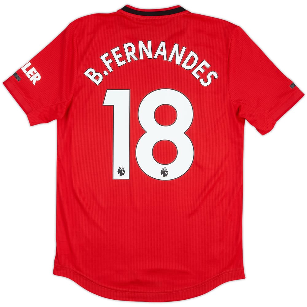 2019-20 Manchester United Authentic Home Shirt B.Fernandes #18 - 10/10 - (S)