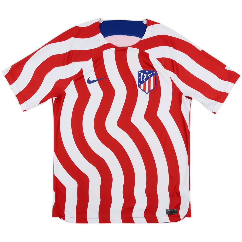 2022-23 Atletico Madrid Home Shirt - 7/10 - (M)