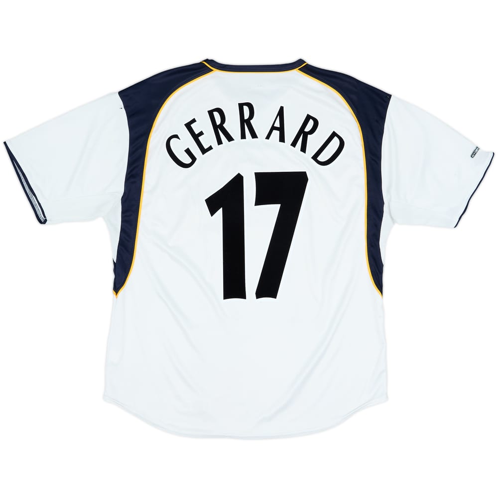 2001-03 Liverpool Away Shirt Gerrard #17 - 5/10 - (L)