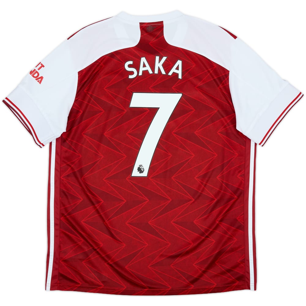 2020-21 Arsenal Home Shirt Saka #7 - 7/10 - (XL)