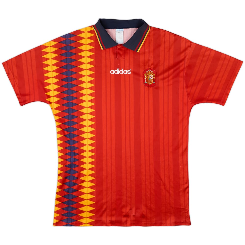 1994-96 Spain Home Shirt - 8/10 - (L)