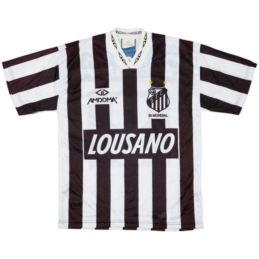 1995 Santos Away Shirt #8 - 7/10 - (S)