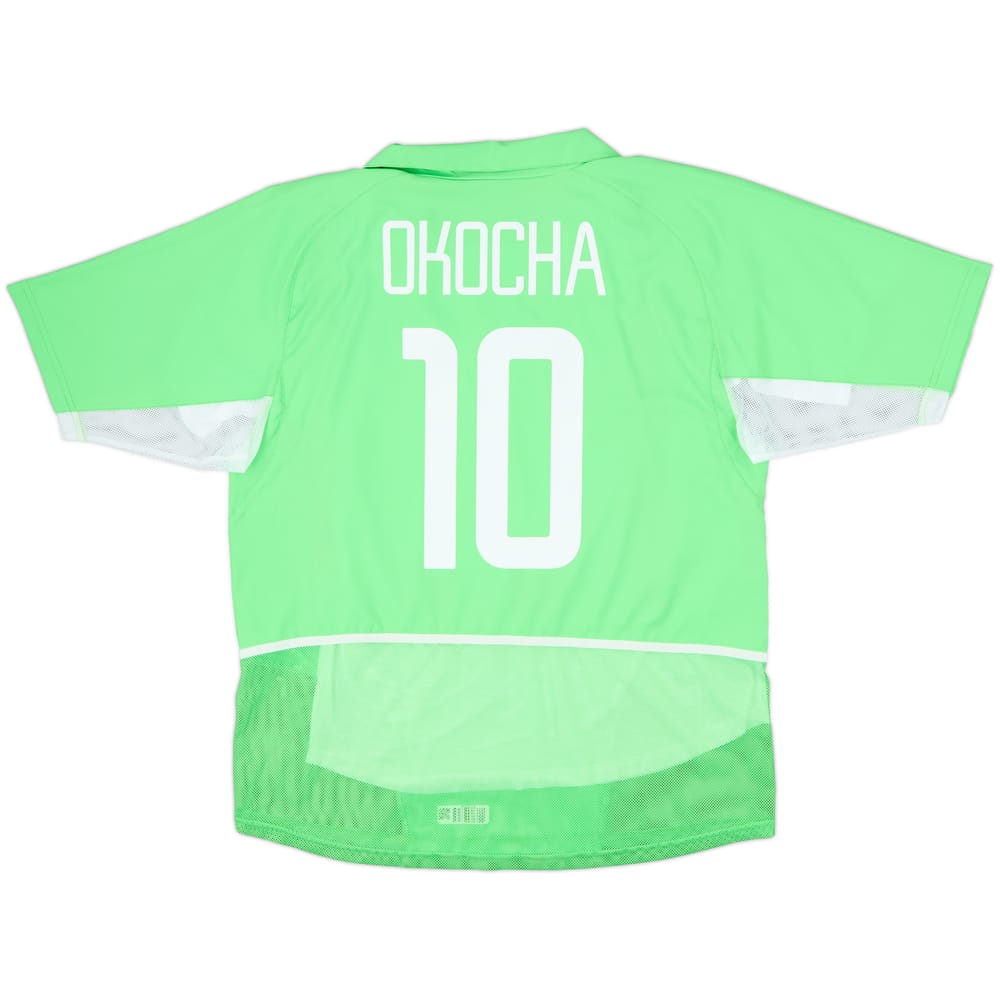 2002-04 Nigeria Player Issue Home Shirt Okocha #10 - 10/10 - (L)