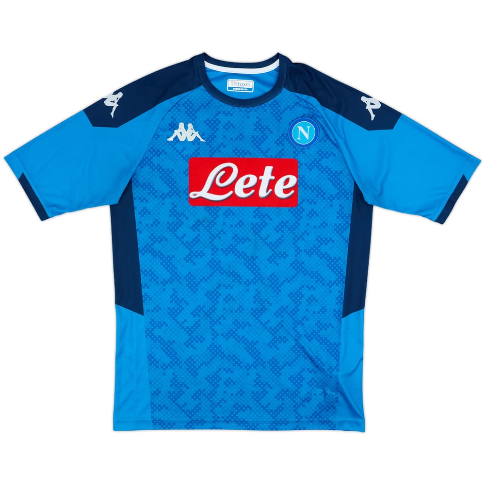 2019-20 Napoli European Basic Home Shirt - 9/10 - (M)