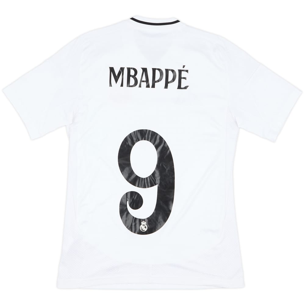 2024-25 Real Madrid Home Shirt Mbappe #9 - 8/10 - (XS)