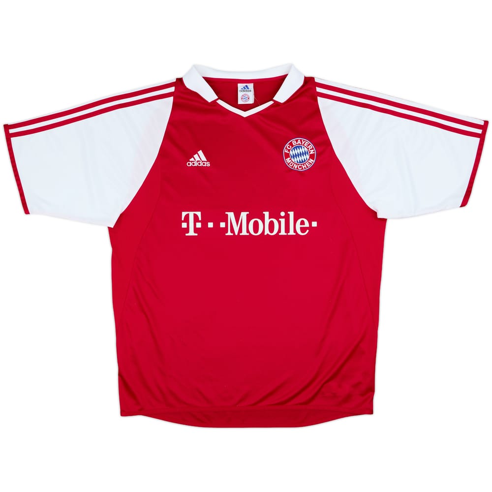 2003-04 Bayern Munich Signed Home Shirt - 7/10 - (L)