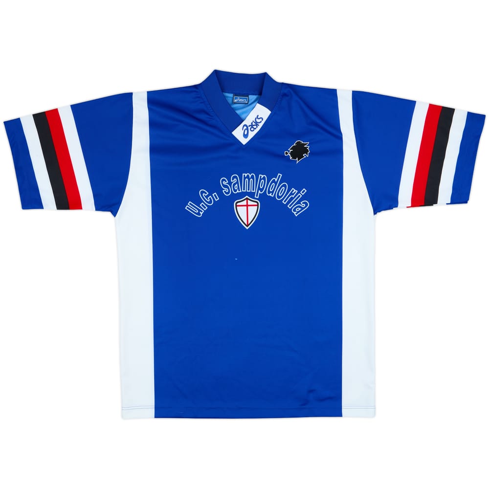 1996-97 Sampdoria Asics Training Shirt - 7/10 - (XXL)