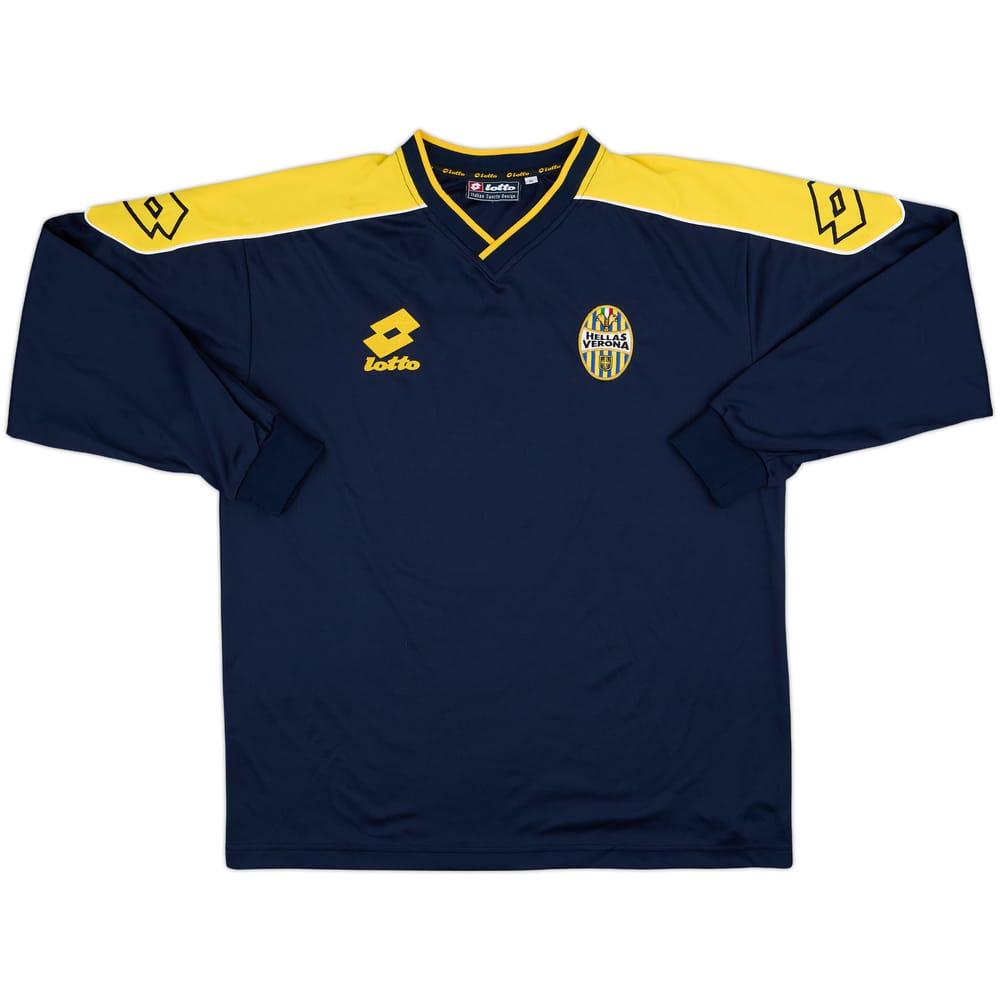 2000-02 Hellas Verona Lotto Training L/S Shirt - 10/10 - (XL)