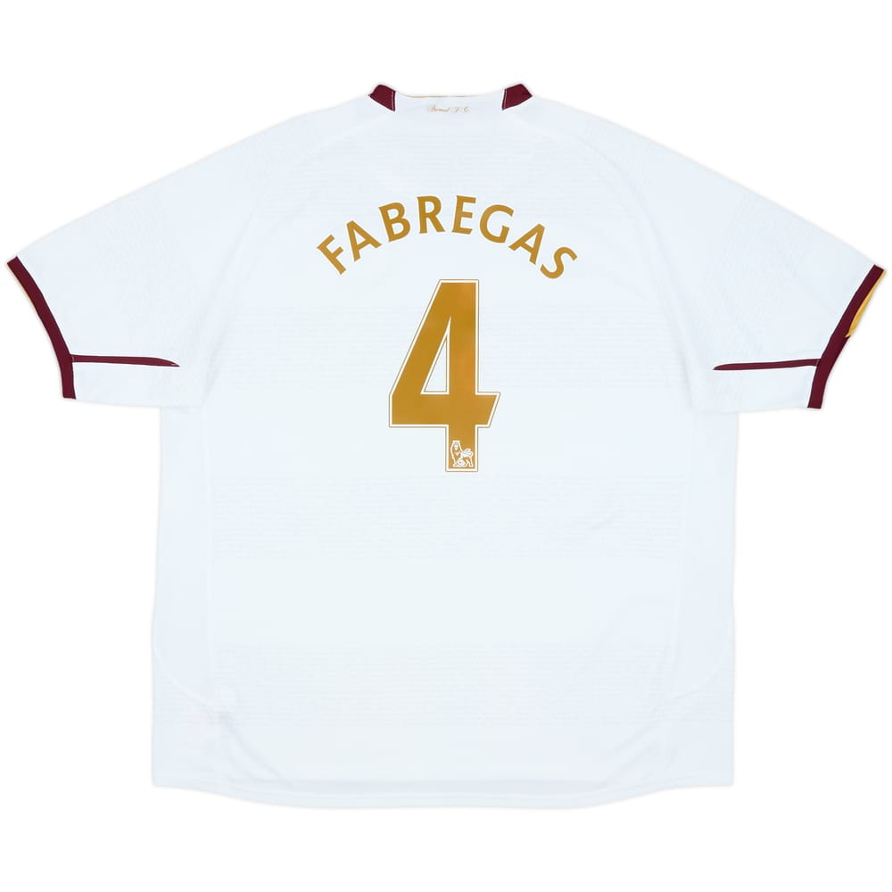 2007-08 Arsenal Away Shirt Fabregas #4 - 10/10 - (XXL)