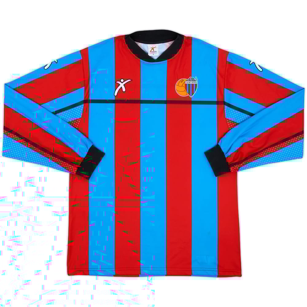 2003-04 Catania Basic Home L/S Shirt - 8/10 - (S)