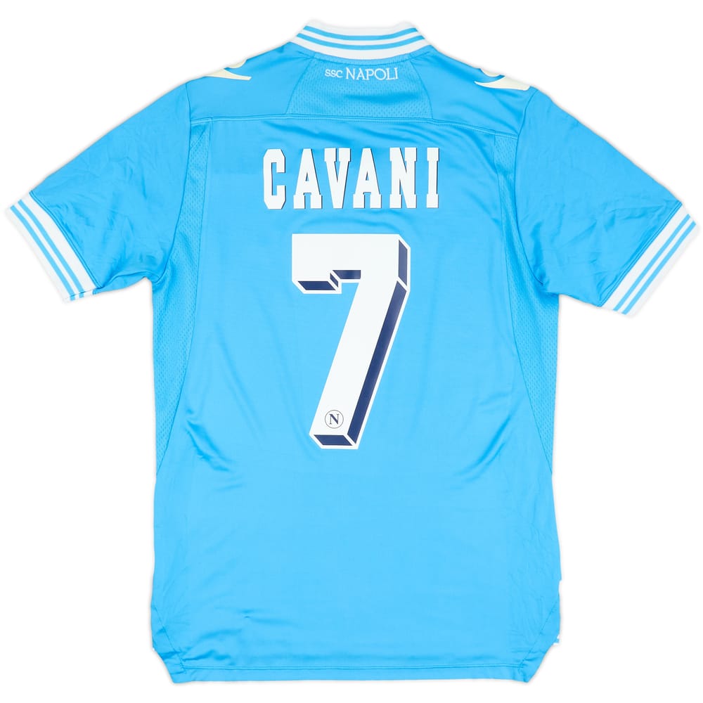 2012-13 Napoli Home Shirt Cavani #7 - 6/10 - (L)