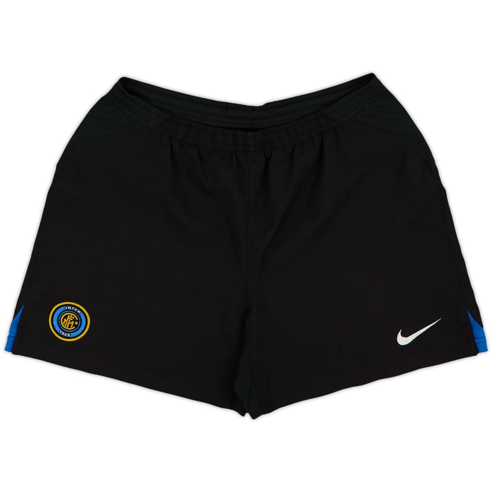 2005-06 Inter Milan Home Shorts - 6/10 - (XL.Boys)