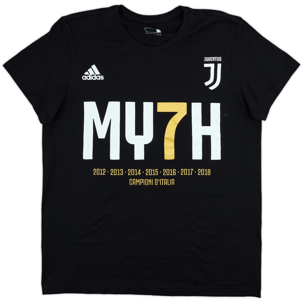 2017-18 Juventus adidas Graphic Tee - 10/10 - (L)