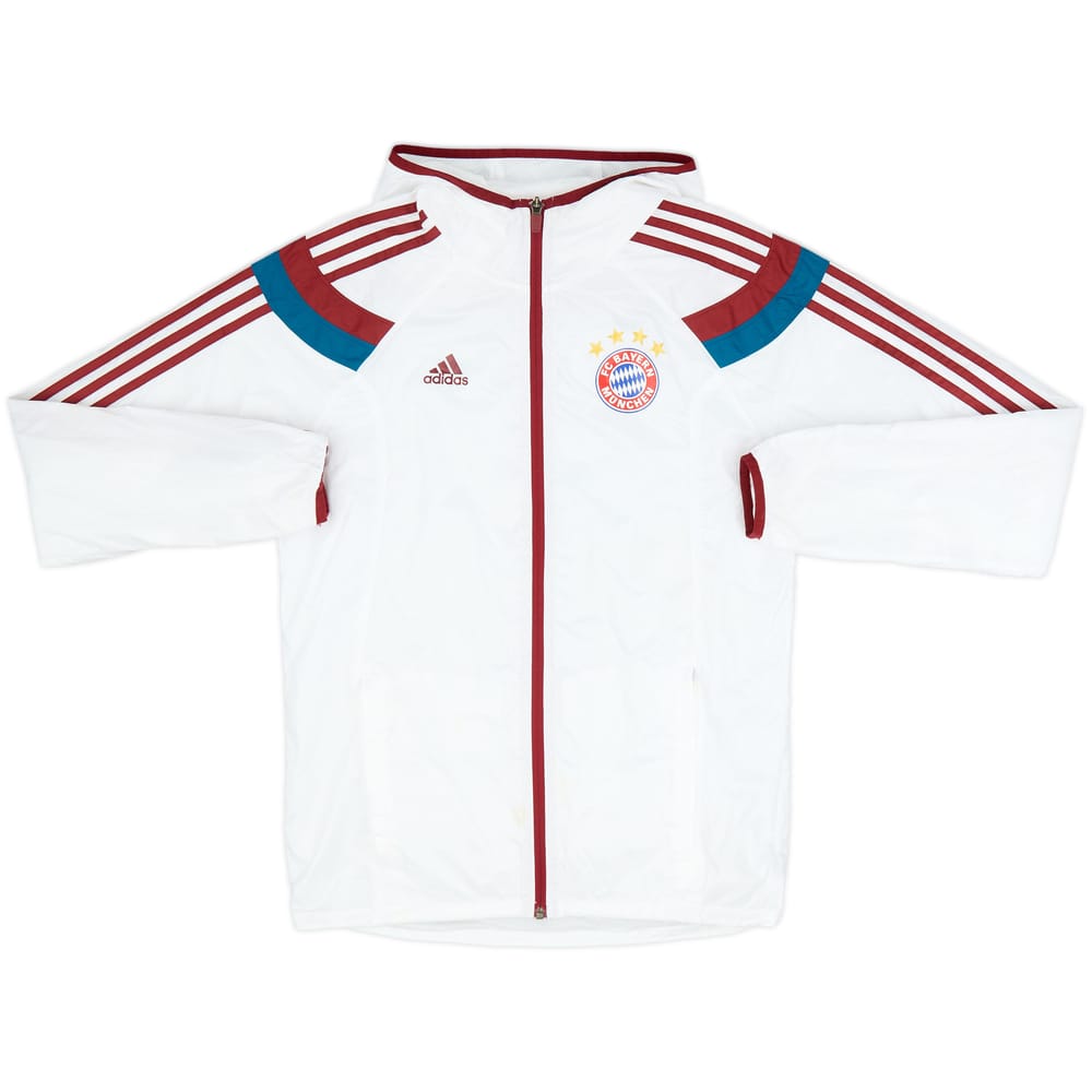 2014-15 Bayern Munich adidas Hooded Track Jacket - 6/10 - (S)
